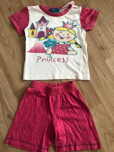 74 pyzamo kratke pyzamo princezna, topolino,74