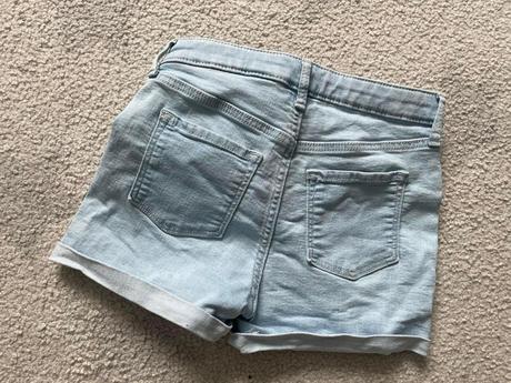 Džínové kraťasy hm, vel. 128, h&m,128
