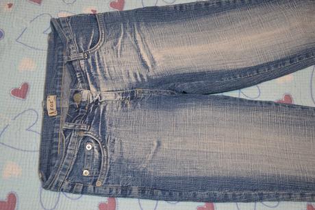 146 152 elastické kratší džíny 7/8, 152