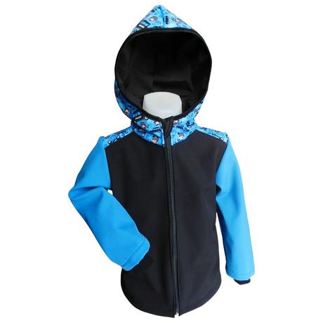 Softshellová bunda s fleecem, policie, 86 - 152