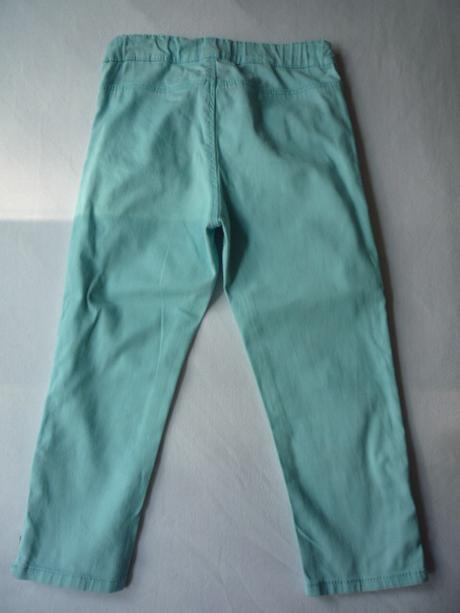 3/4 světle modré kalhoty h&m vel. 140, h&m,140
