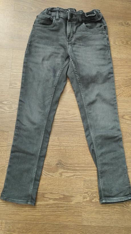 Šedé džíny slim 152, c&a,152