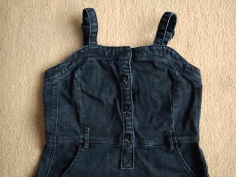 Riflové šaty vel. "140", 140