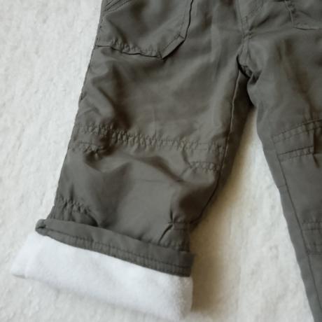 Zateplené kalhoty 1-2roky, okay,86