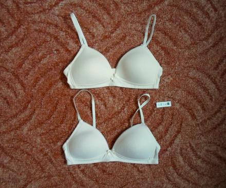 Béžová dívčí podprsenka 65b, 65b