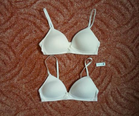 Béžová dívčí podprsenka 65b, 65b