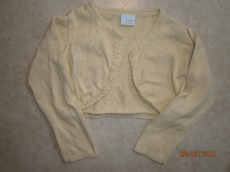 Šaty + bolerko, vel. 110/116, next,116