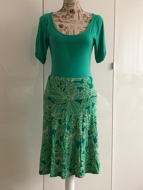 Set zeleny sukně h&m a blůzka melrose 34, h&m,34