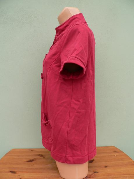 Vínová mikina vesta top cecil - vel.m, m