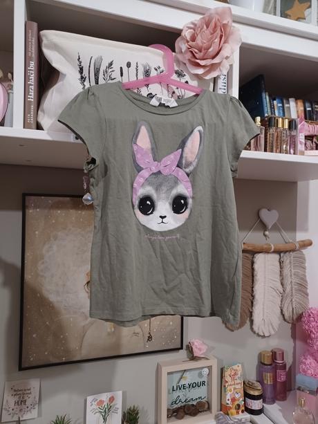 Tričko se zajíčkem h&m 134/140, h&m,140