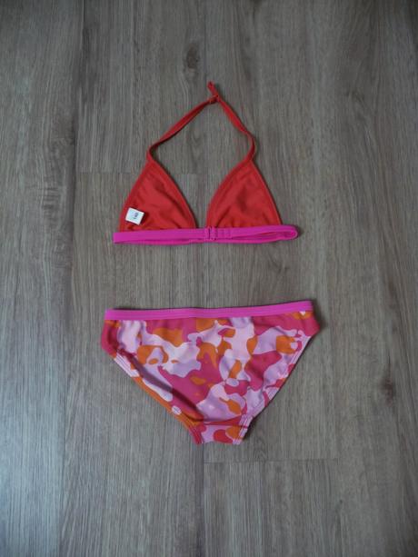 Dívčí dvoudílné plavky zn. adidas vel. 140, adidas,140