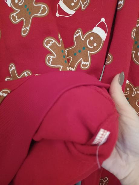 Vánoční mikina s perníčky 158/164, xs/s, esmara,164