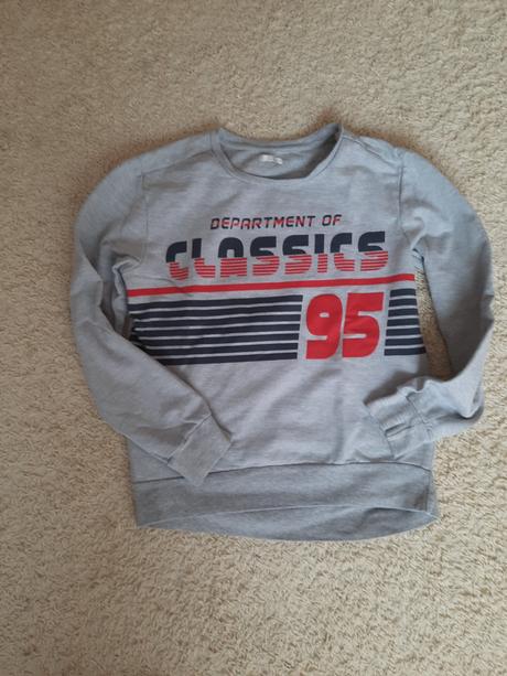 Šedá mikina přes hlavu, pepco,158