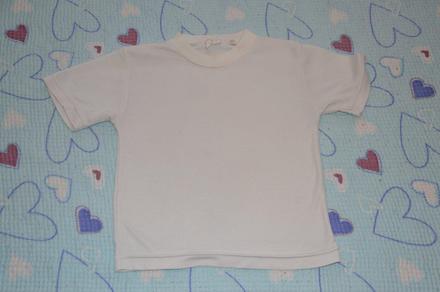 Bílé tričko do školky, na vystoupení, 98