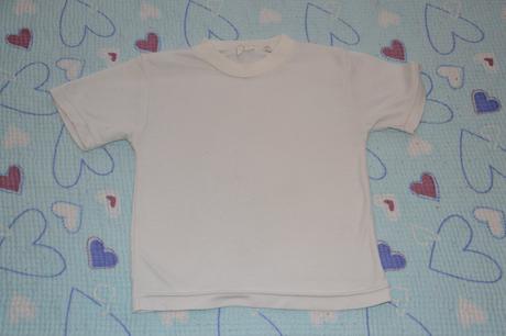 Bílé tričko do školky, na vystoupení, 98