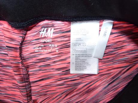 Capri sportovní legíny vel.10/12let, h&m,146