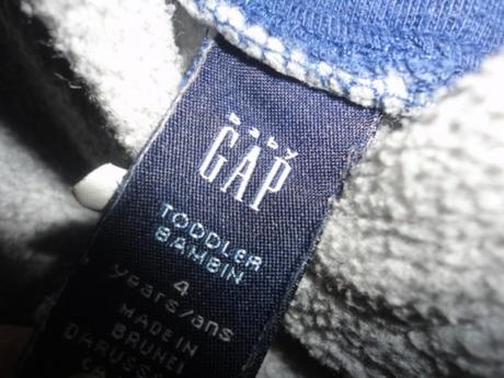 Fleec mikina gap, vel. 4 roky, gap,104