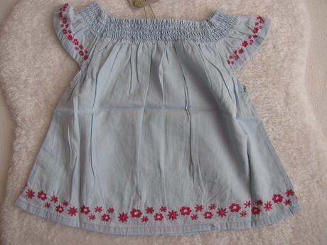 Dívčí bavlněná tunika s výšivkou, house,104