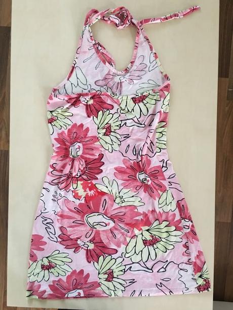 Květ lení šaty, vel s/m, m