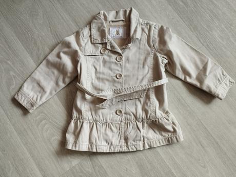 Béžový kabátek 2 roky, benetton,92