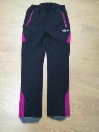 Softshellové kalhoty wolf s podšívkou, wolf,140