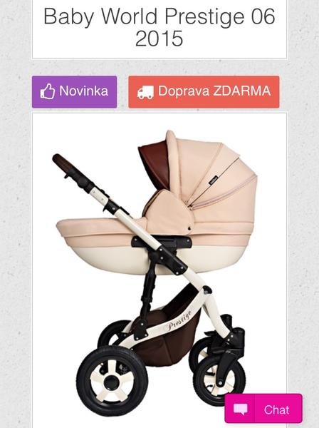 Kočárek Baby World Prestige 06 2015, máte zkušenost?