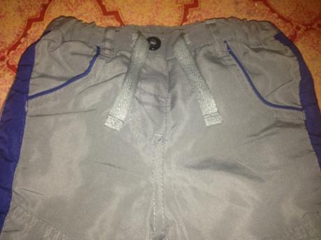 Klučičí zateplené kalhoty, okay,68