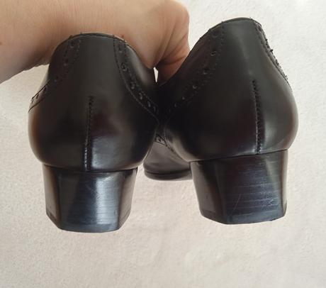 Dámské kožené polobotky geox 40, geox,40