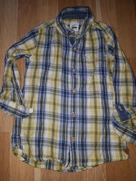 Kostkovaná košile mothercare 110, mothercare,110