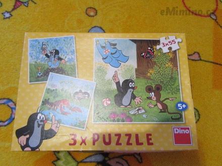 Puzzle krtek,