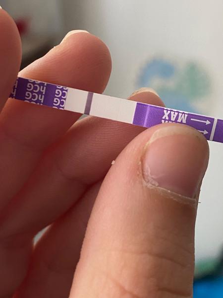 Může být tato čárka znakem těhotenství?