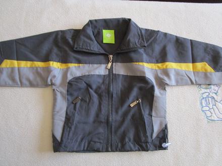 Nová šedá jarní bunda, síťovaná podšívka, 92