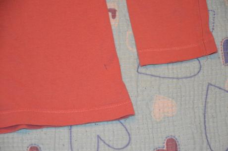 Bavlněné triko dl. rukáv s mašlí, pumpkin patch,134