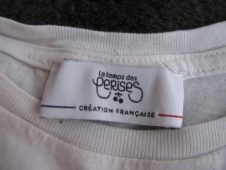 Bavlněné tričko s nápisem a obrázky, 122