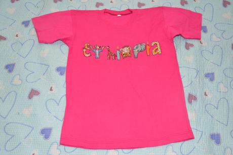 Bavlněné tričko s výšivkou, 140