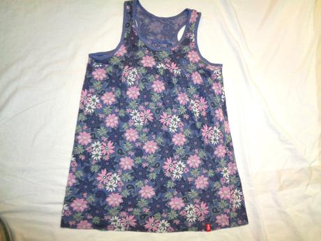 Pěkné bavlněné fialové šaty s květy, esprit,128