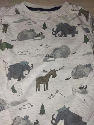 Mikina s nosorožci 116 mantaray, 116