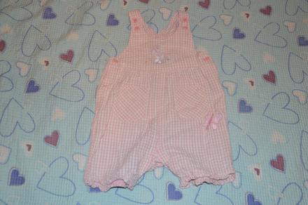 Letní bavlněný overal, laclové kalhoty, baby,74