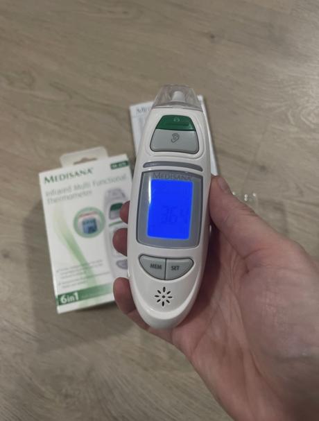 Infračervený multifunkční teploměr, zn. medisana, 