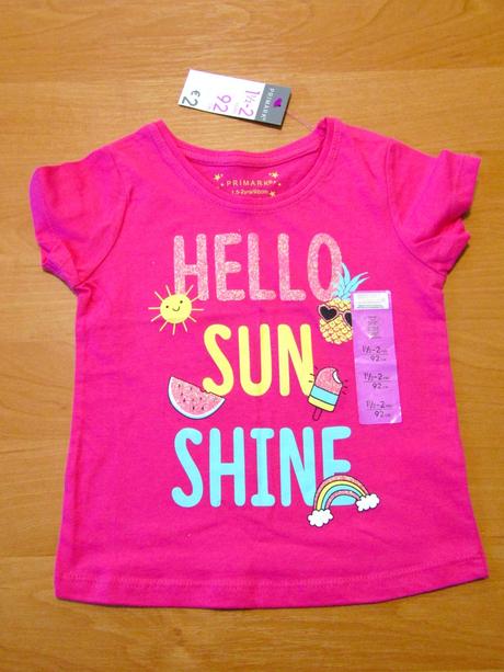 Dívčí triko vel 86-92, primark,92