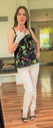 Top na ramínka, vel s, warehouse, warehouse,s