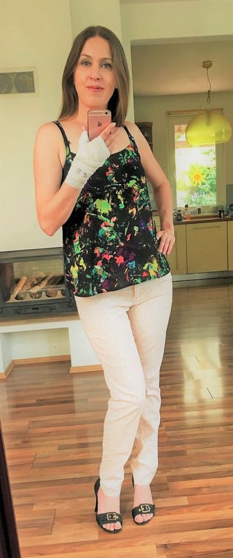 Top na ramínka, vel s, warehouse, warehouse,s