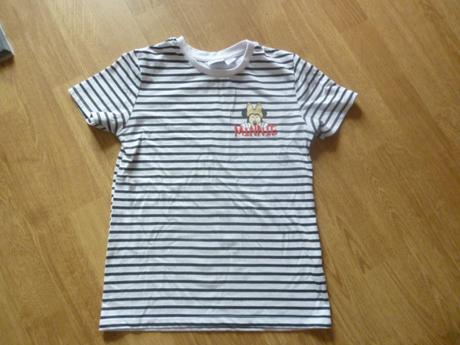 Pruhaté triko minnie 9-10, disney,140
