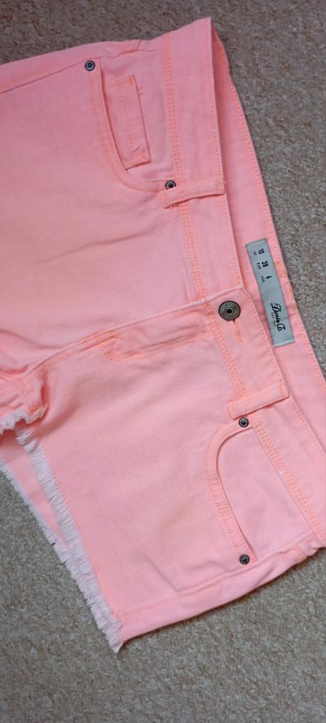 Neonové šortky zn."denim & co" vel."m", denim co,m