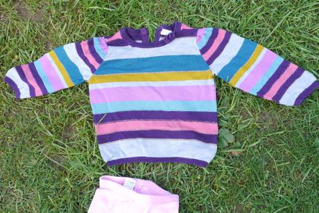 Svetrik barevny, h&m,80