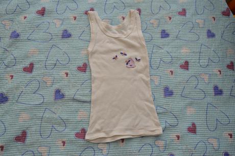 Bavlněné tílko s výšivkou, vel 92/98, 92