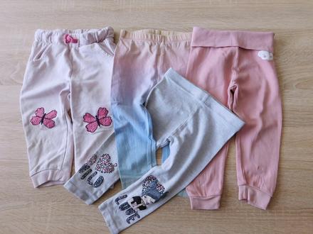 Set tepláčků a legín vel.74/80, 68–80