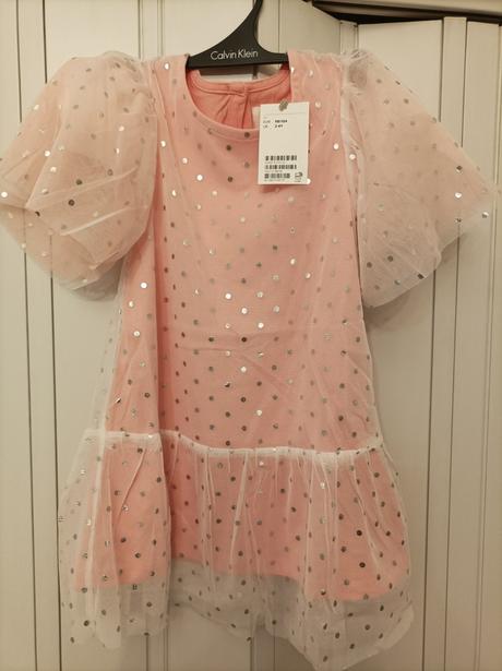 Dívčí slavnostní šaty h&m vel.98/104 - nové, h&m,98 / 104