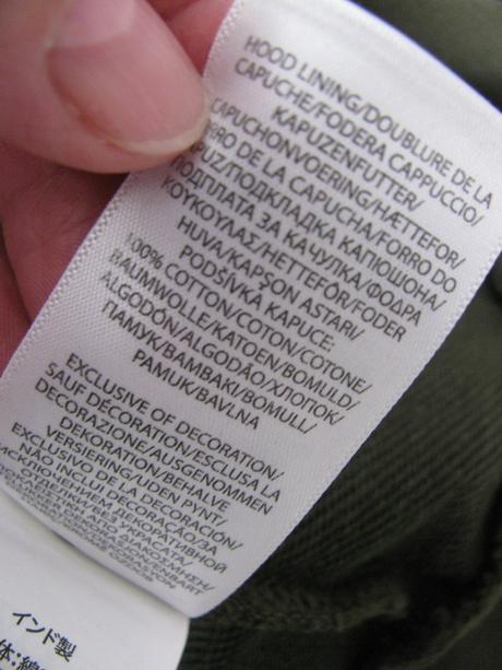 Luxusní olivově zelená mikina s kapucí /unisex, ralph lauren,170