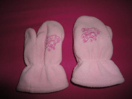 Jemně růžový fleec set s princeznou, vel. 1-2 roky, 92